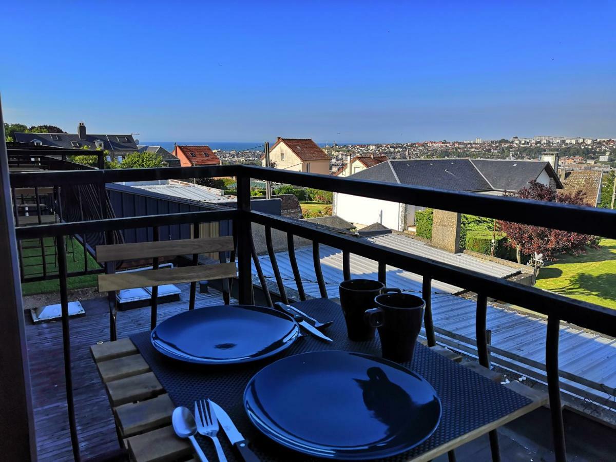 Escale Dieppe Gambetta - Appart Et Studios 2-6 Personnes Vue Ville Et Mer מראה חיצוני תמונה